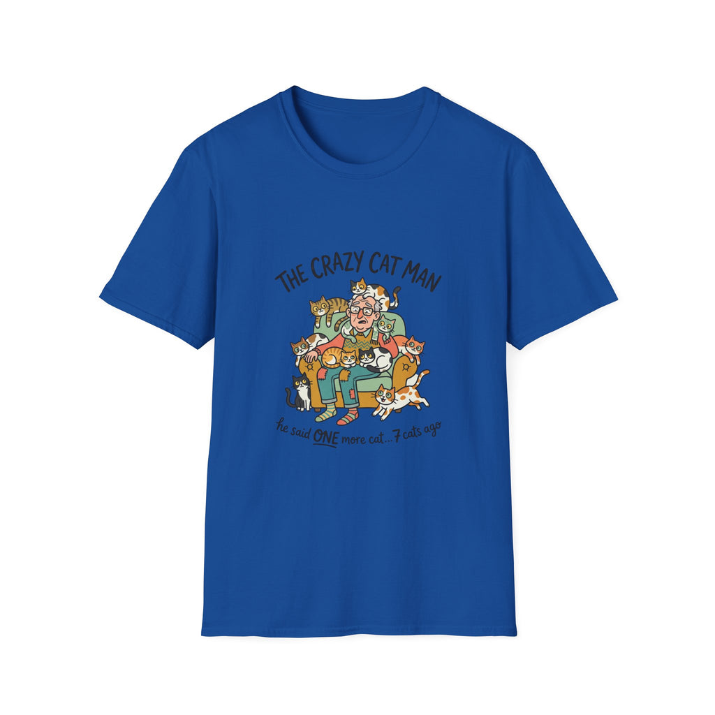 The Crazy Cat Man T-Shirt | Funny Cat Lover Shirt, Cat Hoarder Design
