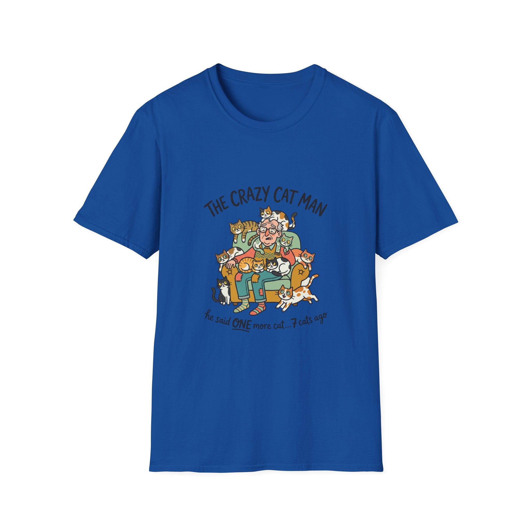 The Crazy Cat Man T-Shirt | Funny Cat Lover Shirt, Cat Hoarder Design