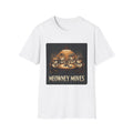 Meowney Moves Cats Playing Poker T-Shirt | Cute Cat Illustration