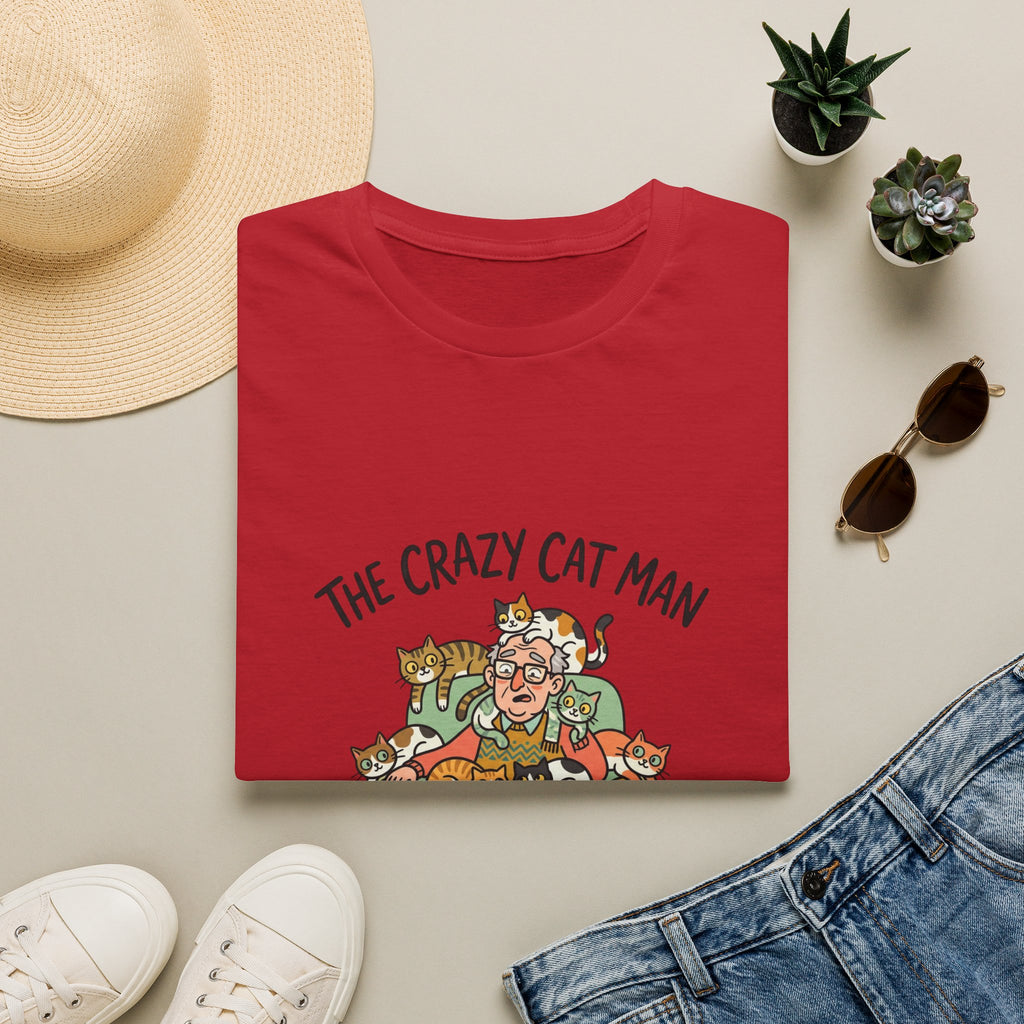 The Crazy Cat Man T-Shirt | Funny Cat Lover Shirt, Cat Hoarder Design
