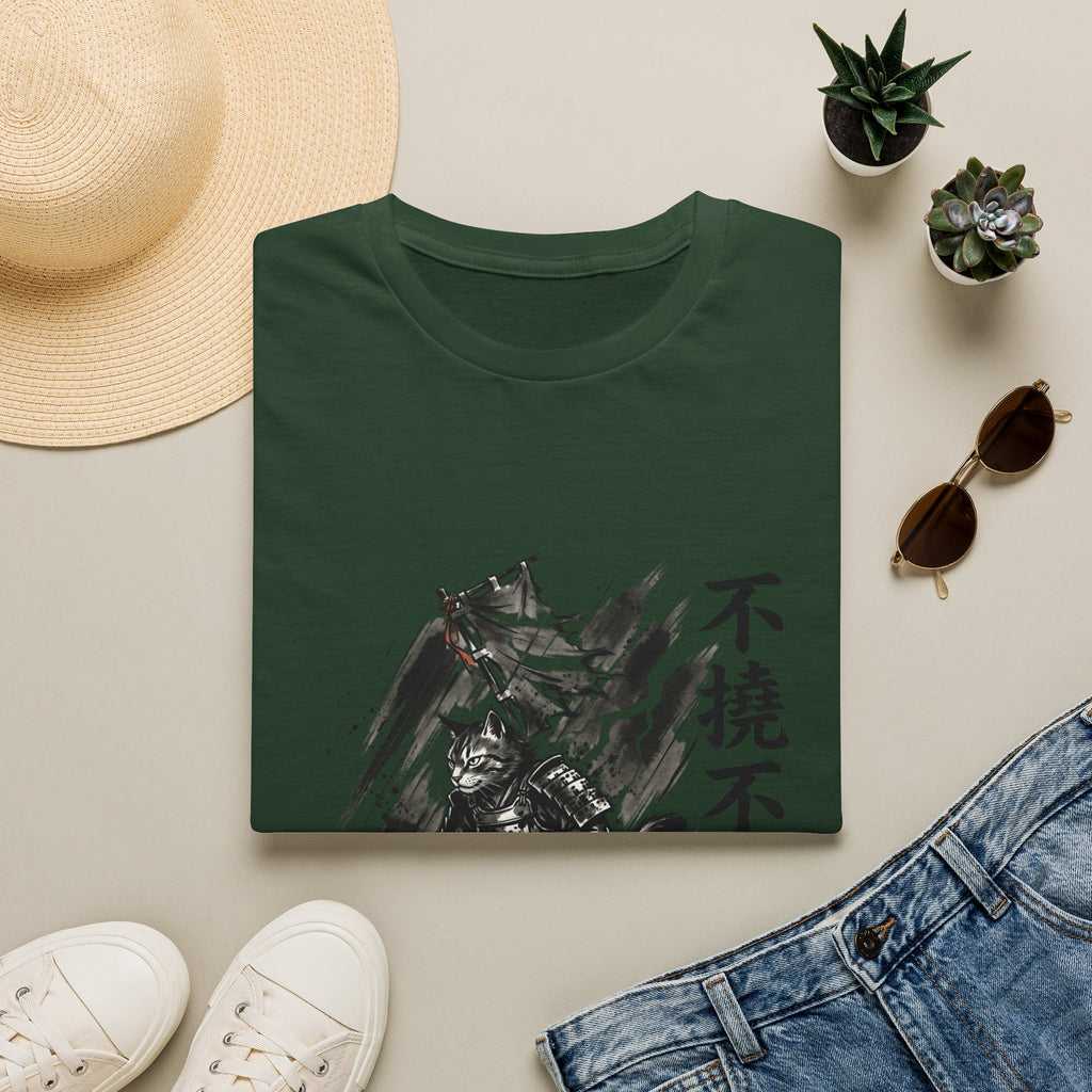 Samurai Brush Art T-Shirt | Japanese Calligraphy Warrior Tee