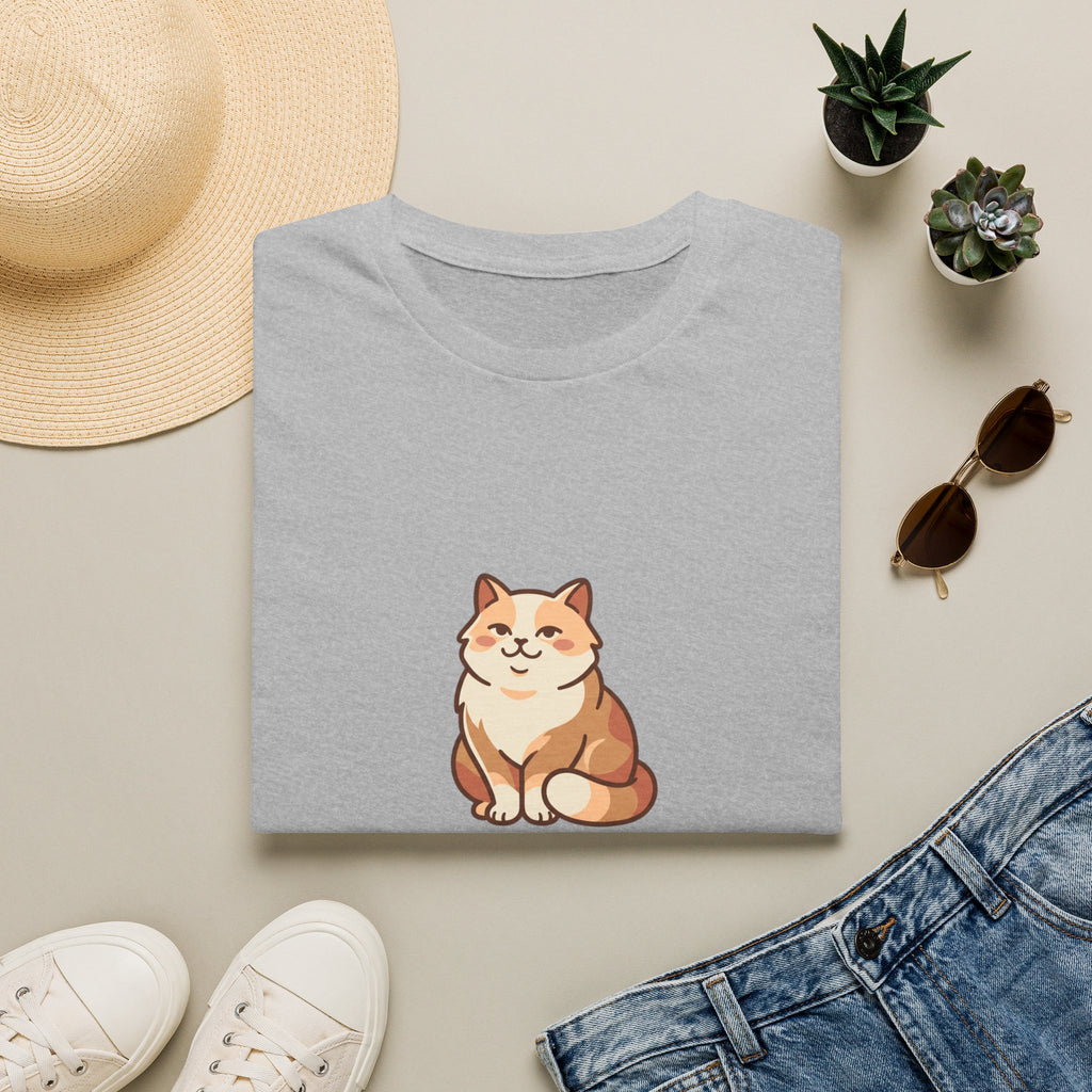 | Cat Mom Graphic Illustation T-Shirt | Cute Fluffy Cat Illustration