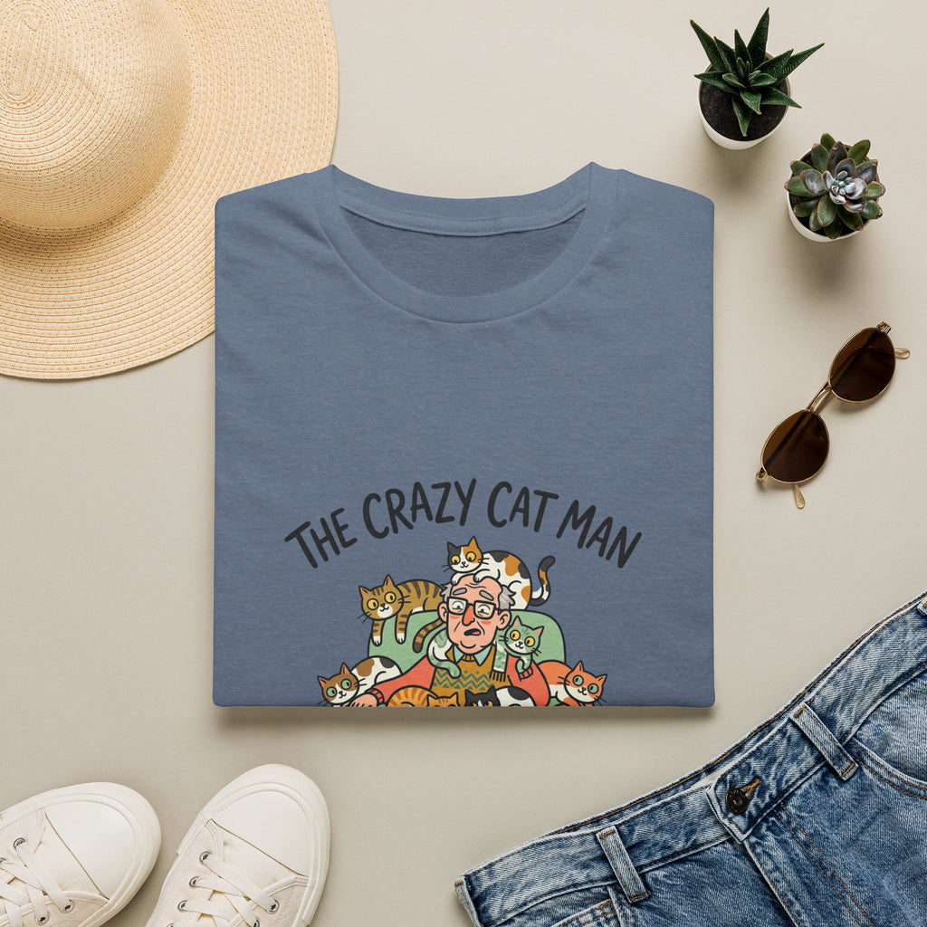 The Crazy Cat Man T-Shirt | Funny Cat Lover Shirt, Cat Hoarder Design