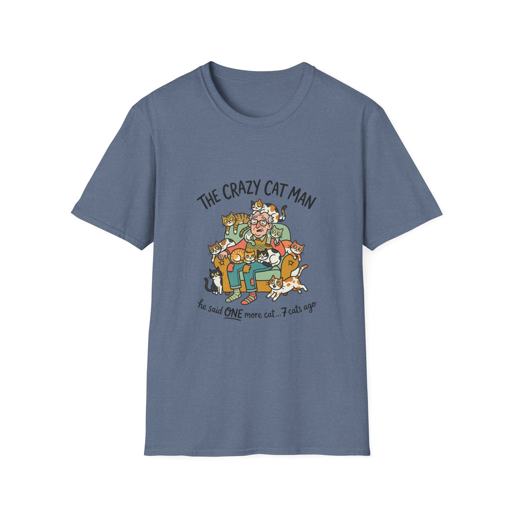 The Crazy Cat Man T-Shirt | Funny Cat Lover Shirt, Cat Hoarder Design