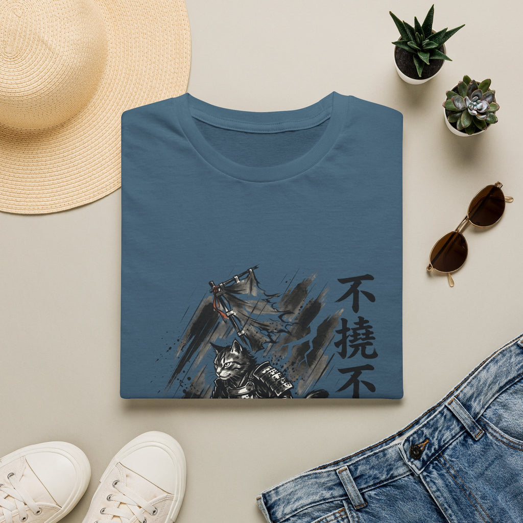 Samurai Brush Art T-Shirt | Japanese Calligraphy Warrior Tee