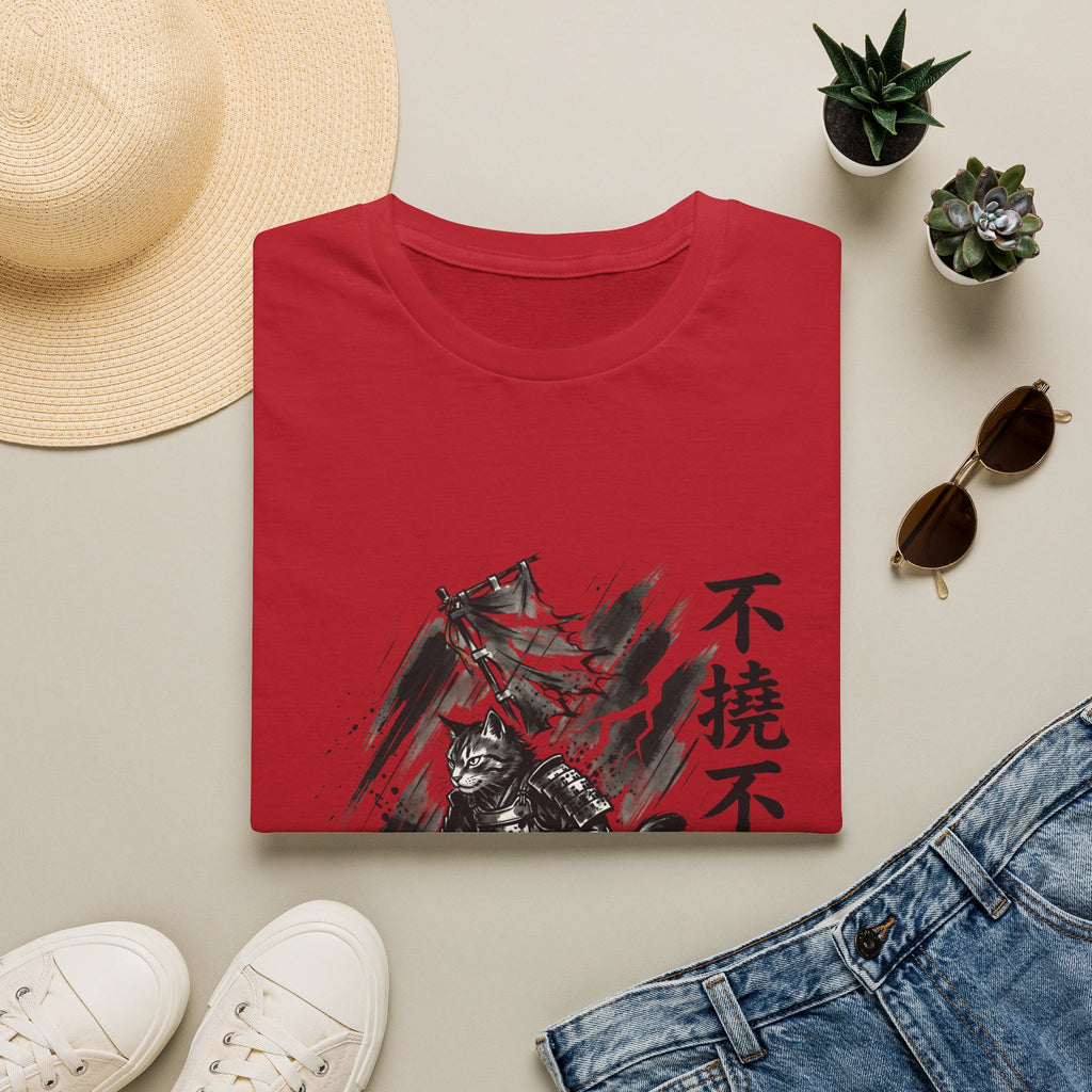 Samurai Brush Art T-Shirt | Japanese Calligraphy Warrior Tee