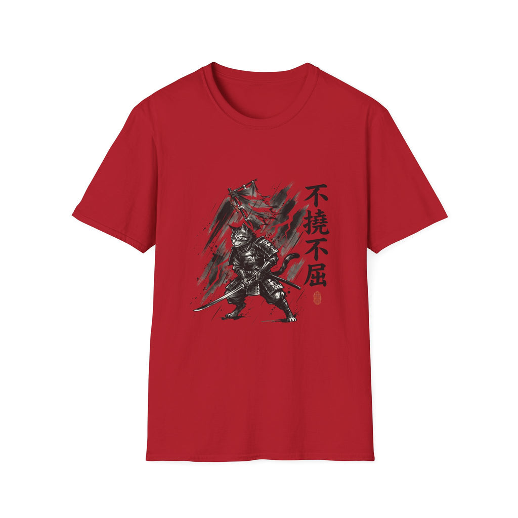 Samurai Brush Art T-Shirt | Japanese Calligraphy Warrior Tee