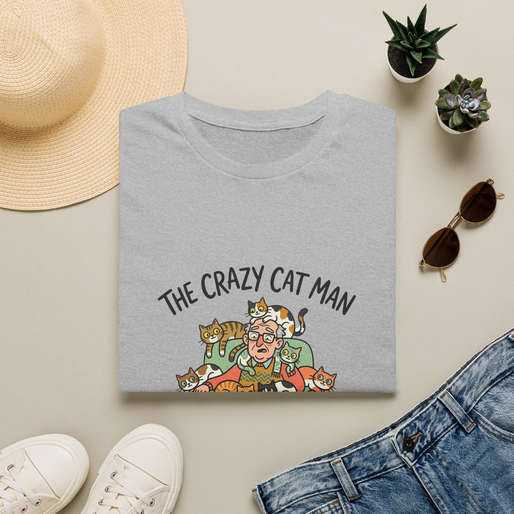 The Crazy Cat Man T-Shirt | Funny Cat Lover Shirt, Cat Hoarder Design