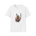 Samurai Warrior Illustration T-Shirt | Japanese Ink Sun Design
