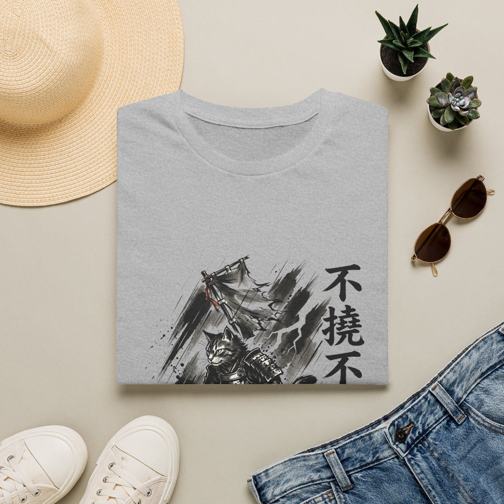 Samurai Brush Art T-Shirt | Japanese Calligraphy Warrior Tee