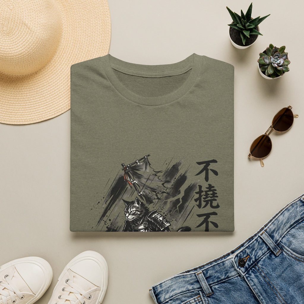 Samurai Brush Art T-Shirt | Japanese Calligraphy Warrior Tee