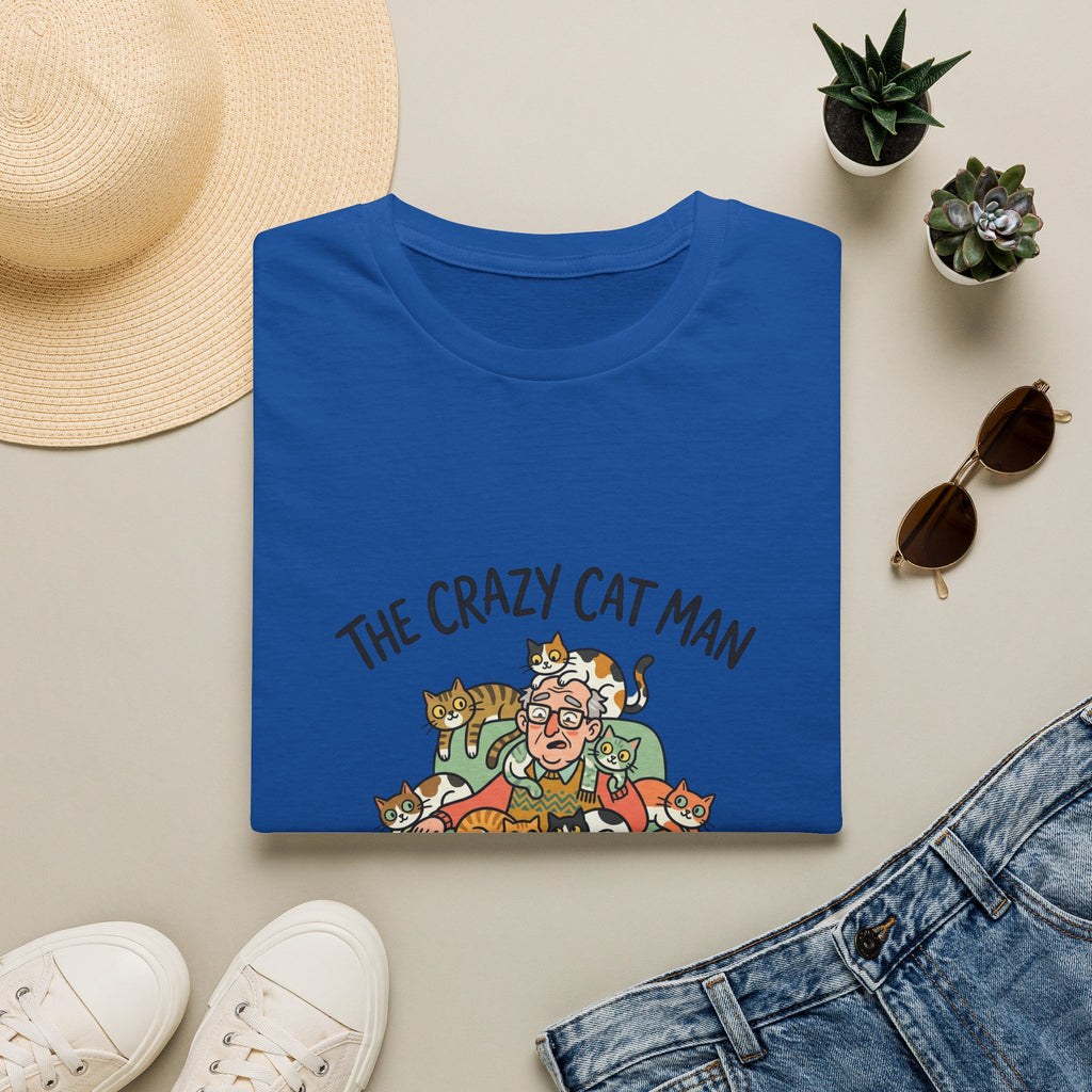 The Crazy Cat Man T-Shirt | Funny Cat Lover Shirt, Cat Hoarder Design